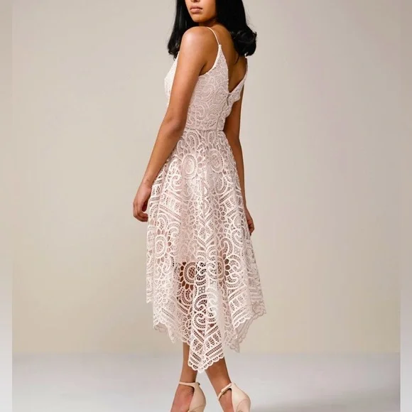Nicholas Floral Lace Ball Dress